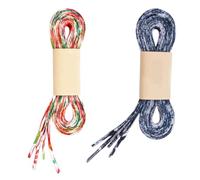 DOITOOL 2 Pairs Fashion Shoe Lace Shoestring Polyester Practical Easy to Use Sneaker Shoe Laces for Daily Life and Parties 160cm