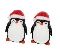 DOITOOL 2 pcs Christmas Penguin Shape Wall Lamp Shade Durable Eva Hanging Cover for Indoor Outdoor Decor for Home Mall Hotel and Cafe Festive Lighting
