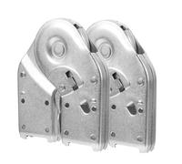 DOITOOL 2 Pcs Heavy Duty Aluminum Alloy Ladder Hinges Replacement Kit with Tie Rod for Folding and Herringbone Ladders Pivot Hinge Accessories for Home and Workshop Use