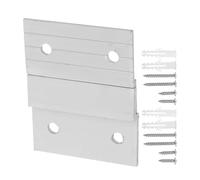 DOITOOL 2 Set Heavy Duty French Cleat Picture Hanger with Z Shaped Interlocking Wall Mount Bracket Kit for Art Frames Mirrors Whiteboards Stable Panel Structure and Quick Installation