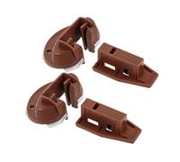 DOITOOL 2 Sets Center Mount Drawer Slides Stopper Kit Plastic Drawer Guides Track Stoppers for Repairing and Maintaining Deformation Resistant Furniture Replacement Parts