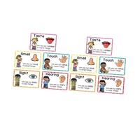 DOITOOL 2 Sets Cognitive Flashcards for Interactive Visual Stimulation Posters for Early Learning Sensory Development Preschool and Daycare Settings