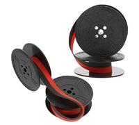 DOITOOL 2 Sets Typewriter Ribbon Replacement for Old Typewriters Red Black Ink Strong Absorption Printing Compact Design Compatible with Flying Fish Long Sky