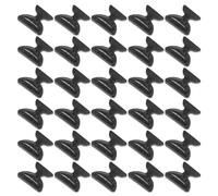 DOITOOL 20 Pairs Glasses Nose Pad Replacement - Butterfly Style Silicone Self-Adhesive Eyeglass Nose Grips - Black Air Cushion Pads For Sunglasses & Glasses