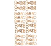 DOITOOL 20 pcs Metal Hook Hidden Buckle Coat Closure Buttons for Stylish Garments Replacement Fasteners for Coats Sweaters and Jackets Elevate Your Outfits with Unique Design