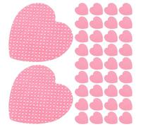 DOITOOL 200 Sheets Heart Shaped Nail Polish Remover Wipes with Super Absorbent Cotton and Softer Surface for Manicure on The Go Use in A Portable Container Box