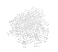 DOITOOL 200pcs Plastic Rimless Glasses Compression Sleeves with Sturdy Grip and Precise Fit for Eyewear Frames, for Outdoor Sports and Casual Use