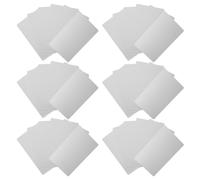 DOITOOL 200pcs Silver Aluminum Blank Name Cards 86x54x0.21mm Laser Engraving Metal Sheets for DIY Business Cards and Office Professionals