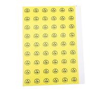 DOITOOL 200pcs Static Warning Stickers Electrostatic Safety Decals Self Adhesive Caution Labels for Electronic Devices Shipping and Equipment Protection