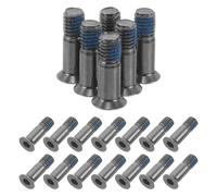 DOITOOL 20Pcs Bicycle Rear Derailleur Guide Pulley Screws M5 Alloy Countersunk Bolts for Mountain and Road Bike Gear Replacement and Crankset Adjustment