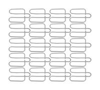 DOITOOL 20pcs Cage Door Fixing Clips Galvanized Feeder Container Fixators Spring Clips for Rabbit Pet Cage Accessory Feeding Case Replacement in Poultry and Small Animal Housing