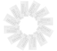 DOITOOL 20pcs Check Registers for Checkbooks Personal Checkbook Blank Ledger Transaction Books 5.89x3.07x0.04in Simple Elegant Paper Design Track and Manage Personal Expenses Record