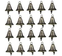 DOITOOL 20Pcs Cow Horse Grazing Bells Sheep Cattle Goat Bells Vintage Craft Bells Farm Animal Bells Pet Collar Bell Noisemaker Rustic Jingle Bell Farming Accessories Random Style