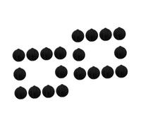 DOITOOL 20pcs Gas Stove Knobs Rotary Control Black Replacement for Gas Cooker Knob Fits Stove Burners Easy Installation for Kitchen Use