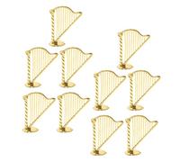 DOITOOL 20pcs Harp Charms for Jewelry Making Alloy Lyre Pendants DIY Craft Accessories Small Musical Instrument Charms for Beading and Bracelet Decoration