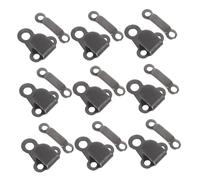 DOITOOL 20pcs Invisible Hook Buckle Fasteners for Clothing Sewing Hooks and Eye Clasp Metal and Eye Closure for Trousers DIY Crafting