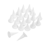 DOITOOL 20pcs Kiln Stilts Support Nails High Temperature Resistant Alumina Ceramic Refractory Pins Pottery Firing Tools Cone Design for Pottery Studio Hobbyists and Schools