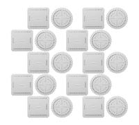 DOITOOL 20pcs Kumihimo Braiding Disk Plate for Beginners, 40 and 32 Slots