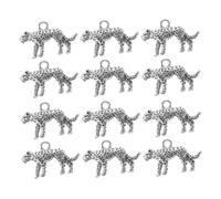 DOITOOL 20pcs Leopard Charms Pendants Cute Retro Animal Jewelry Making Supplies for Bracelets Necklaces Keychains Distinctive Alloy Charms for Crafting Unique Accessories