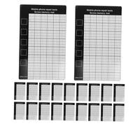 DOITOOL 20PCS Magnetic Screw Memory Mat for Electronics Repair Flexible Magnetic Work Pad with Precise Screw Positioning Enhanced Component Security Portable Tool Mat for Laptop Phone Rc