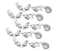 DOITOOL 20pcs Ocean Animal Charms Metal Pendants for Jewelry Making Fade-resistant Seahorse Conch Fish Charms for DIY Beach-themed Bracelets Necklaces Earrings Accessories