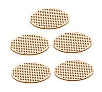 DOITOOL 20pcs Oval Wooden Hanging Tags for DIY Engraving Crafting Cross Stitch Ornaments Lightweight Durable Slices for Gifts and Christmas Decorations