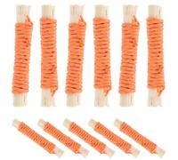 DOITOOL 20pcs Pet Chew Toys Rotating Ladder Toy for Rabbit Guinea Pig Hamster Parrot Small Animal Safe Natural Material Comforting