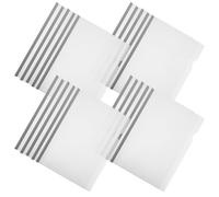 DOITOOL 20pcs Plastic File Folders with Rods for Document Organisation, Anti-Slip Locking Levers, Suitable for Project Management, A4 Size, Sturdy Office Filing Solution