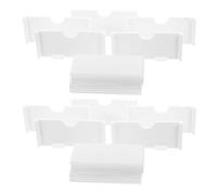 DOITOOL 20pcs Plastic Hanger Tags Shelf Ticket Holders for Supermarkets Retail Stores Easy Product Management with Readable Design Secure Single Hole for Hooks