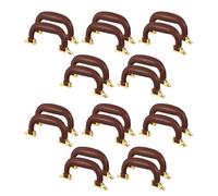 DOITOOL 20pcs Plastic Luggage Handle Grippers Case Handle for Suitcase Tool Box Storage Case Replacement Fits Trunk and Travel Gear Easy Carry Grip