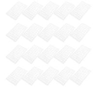 DOITOOL 20PCS Reusable Plastic Number and Alphabet Stencils Set for Painting, Mini Journal and Wall Craft Templates, Sturdy Letter Stencil Kit for Scrapbook, Wood, Fabric Decor