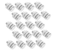 DOITOOL 20Pcs Split Bolt Connectors Electric Fence Clamp for Bare Wire Grounding High Voltage Resistant Farm Livestock Security Suitable for Residential and Commercial Fence Bonding