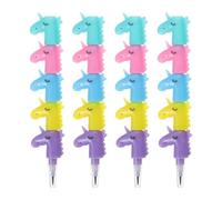 DOITOOL 20pcs Stackable Pencils for Colorful Decorative Writing and Drawing Pencils Smooth Non-breaking School Stationery Fun Creative Stackable Design for Birthday Party Favors