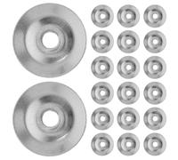 DOITOOL 20pcs Stainless Steel Flute Screw Gasket Repair Kit with Self-tapping Metal Washers for DIY Musical Instrument Maintenance Compatible with Various Flute and Trumpet Models