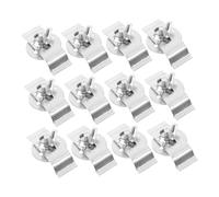 DOITOOL 20pcs Stainless Steel Undermount Sink Clips Support Brackets for Bathroom Kitchen Heavy Duty Basin Fixing Clamps Fast Installation Kit for Marble Granite Vanity Countertop