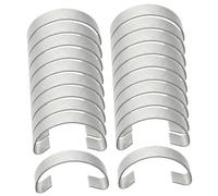 DOITOOL 20pcs Steel Rabbit Cage Hooks Tension Spring Door Latches for Bird and Pet Cage Doors Compact Heavy-duty Fixing Clips for Secure Closure and Use