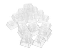 DOITOOL 20pcs Transparent Keycaps for Mechanical Keyboard Clear Replacement Key Caps with High Transparency Gaming Keyboard Accessory for Precise Typing and Rgb Backlight Enhancement