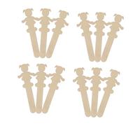 DOITOOL 20pcs Unfinished Natural Wood Slices DIY Craft Pieces for Safe Blank Chips for Painting Decorating Educational Art Projects and Home Decorations