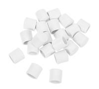 DOITOOL 20Pcs White Door Stopper End Covers Spring Door Stop Replacement Caps Universal Fit Plastic Tips for Wall Protection
