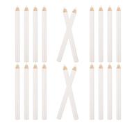 DOITOOL 20pcs White Nail Art Picking Pens with Reusable Wood and Wax Material Lightweight Design for DIY Manicure Art and Nail Tools for Family and Lovers
