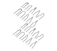 DOITOOL 20pcs Wood Burning Tips High-Temperature Resistant Pyrography Wire Pen Nibs for Fine Detail Engraving and Woodcrafts Versatile Shapes for Creative Leather and Woodburning Art