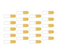 DOITOOL 20pcs Yellow Tamper Security Seals with Anti-Tamper Lock Tag Structure, Abs and Iron Material, for Warehouse Management and Courier Logistics, Sturdy Shipping Seals for Containers