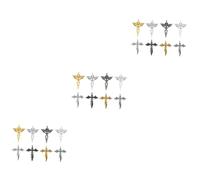 DOITOOL 24 pcs Angel Devil Wings Alloy Pendants DIY Jewelry Making Accessories for Necklaces Bracelets Sweater Chains Halloween Charms Craft Supplies