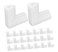 DOITOOL 24 Pcs Epe Foam Corner Protectors Shaped Edge Guards for Shipping Moving Collision Carton Packing Corners for Tv Mirror Picture Frame Fragile Artwork