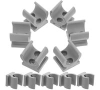 DOITOOL 24 Pcs Wheelchair Tube Clip U-Shaped Clamp Plastic Tube Holder Stable Hold Enhanced Stability Simple Elegant Design for Senior Elderly Wheelchair Commode Chair