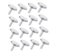 DOITOOL 24pcs Adjustable Table Leg Levelers Multi Use Leveling Feet for Chairs Cabinets and Furniture Noise Reducing Non Slip Easy to Install Threaded Design
