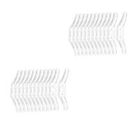 DOITOOL 24pcs Blind Cord Cleats Safety Rope Cleats for Window Blinds Easy Installation Screws Protects from Winding Risks Suitable for Home Decor Styles