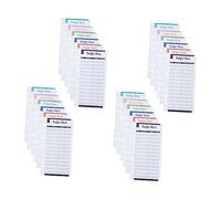 DOITOOL 24Pcs Budget Cards Cash Recording Cards for Financial Management Practical Consumption Tracker Portable Budget Organiser for Monthly Planning