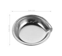 DOITOOL 24pcs Paint Tray Palette: Stainless Steel Watercolor Paint Tray Makeup Mixing Cup Container For Artists Students