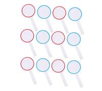 DOITOOL 24pcs Portable Sports Scoreboard Paddles with Handles Erasable Writable Whiteboards for Classroom Voting Scoring and Game Competitions High Contrast Visible School Paddle